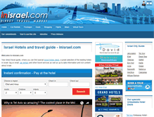 Tablet Screenshot of inisrael.com